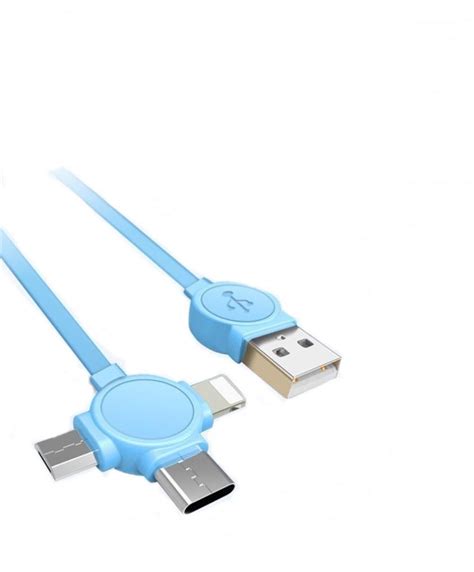 NOHON 3 In 1 USB H Zl Arj Veri Kablosu C Tipi Lightning Mikro 1 Mt