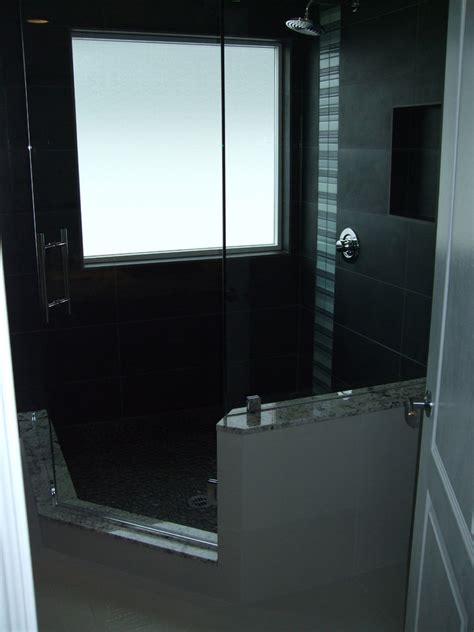 Custom Neo Angle Frameless Showers Greater Vancouver Contemporary