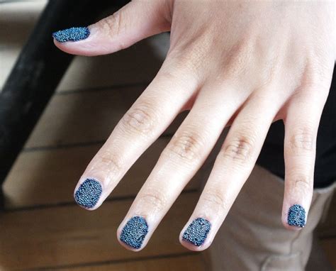 Nail Art Tutorial: The Caviar Manicure