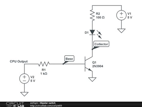 bipolar switch circuitlab