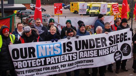 Nhs Strikes Resume As Unite Members Reject Government Pay Offer