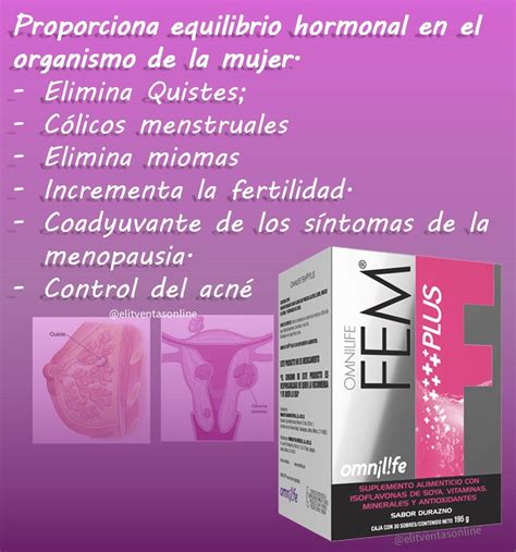 Fem Plus Omnilife Productos Para La Salud Sintomas De La Menstruacion