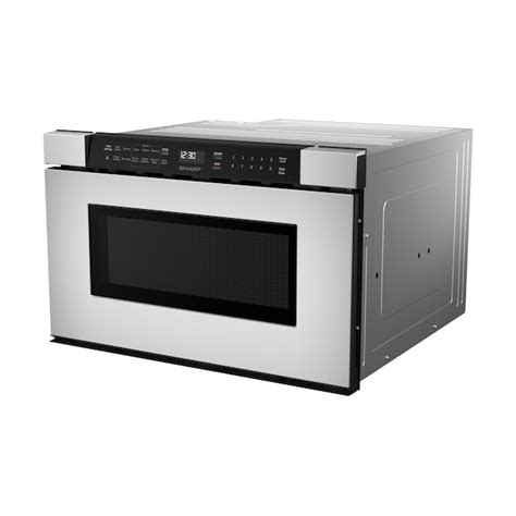 Sharp 23.625-in 1.2-cu ft 950-Watt Microwave Drawer (Stainless Steel ...