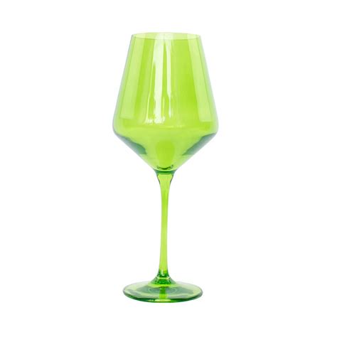 Estelle Wine Glass Forest Green Berings