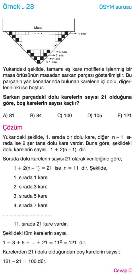 Temel Kavramlar Soruları Çözümleri Örnek 17