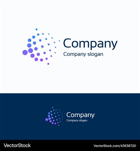 Ompany Logo Royalty Free Vector Image Vectorstock