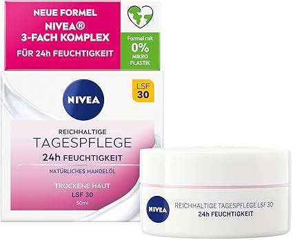 NIVEA Reichhaltige Tagespflege 24h Feuchtigkeit 50 Ml Gesichtscreme