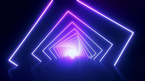 Abstract Neon Geometric Seamless Loop Retro Stock Motion Graphics Sbv