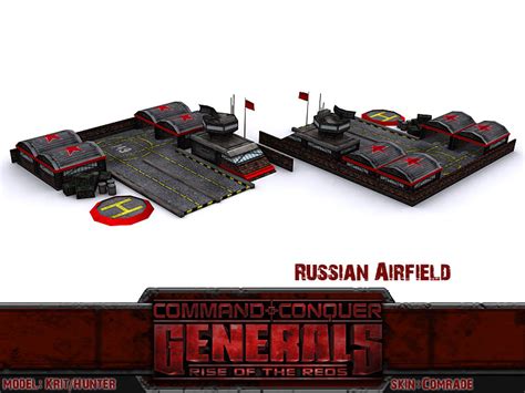 Russian Airfield Image Rise Of The Reds Mod For C C Generals Zero