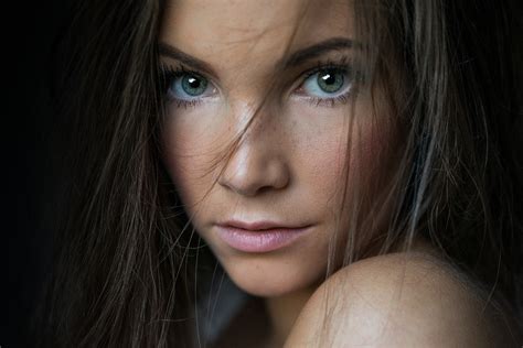 Face Women Model Portrait Eyes Long Hair Brunette Photography