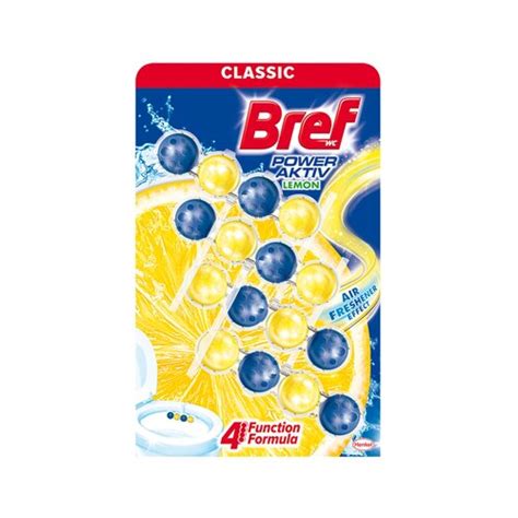 Bref wc osveživač power active lemon 4X50G ePonuda