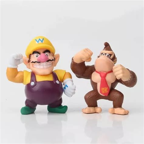 Figuras De Mario Bros Bowser Luigi Peach Yoshi Set Piezas En Venta