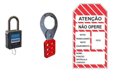 Kit Bloqueio De Energia Bloqueadores Loto Nr Nr