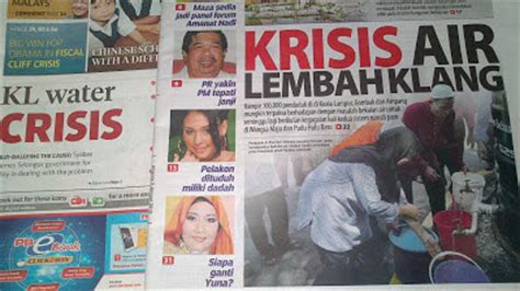 SiasahDaily Krisis Air Kenapa Berlaku Sekarang