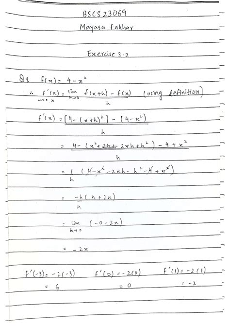 Calculus Assignment Linear Algebra Studocu