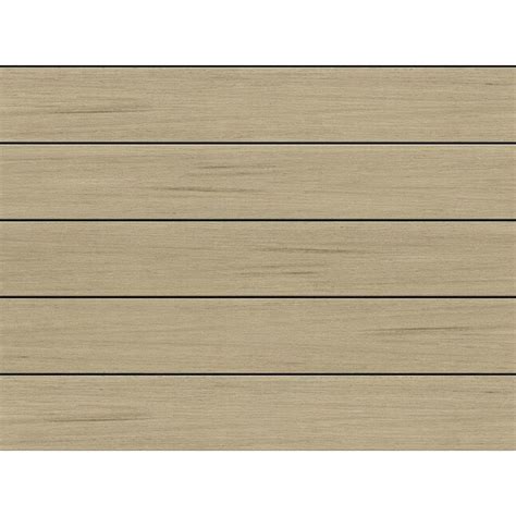 Azek Arbor Hazelwood Groove Pvc Deck Board Actual 1 In X 55 In X 20 Ft At