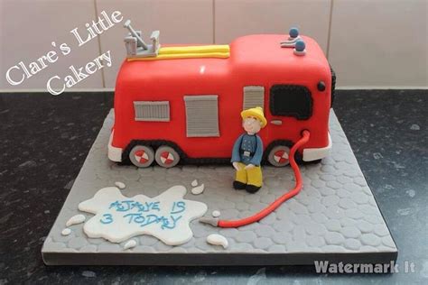 Fireman Sam Cake Decorated Cake By Clareslittlecakery Cakesdecor