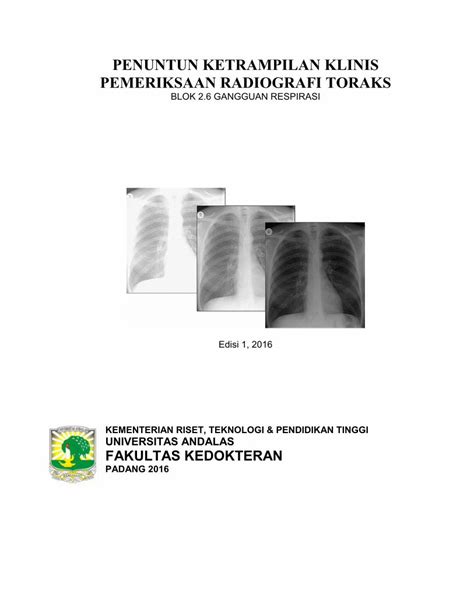 PDF PENUNTUN KETRAMPILAN KLINIS PEMERIKSAAN Repository Unand Ac Id