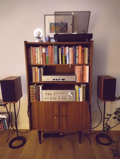 Built My Own Speaker Stands Nothing Special But I Didn‘t Want To Put Out 100 For Something