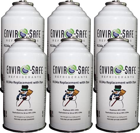 Enviro Safe R134a AC Refrigerant Dye 6 Cans Amazon Ca Automotive