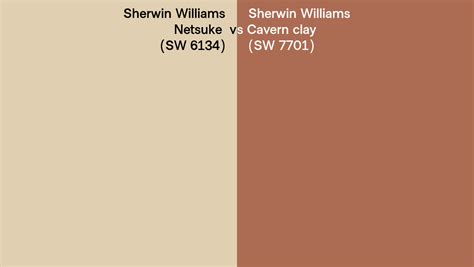 Sherwin Williams Netsuke Vs Cavern Clay Side By Side Comparison