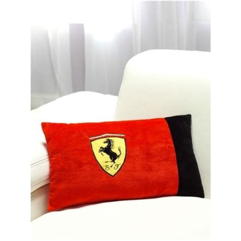 Ferrari Classic Logo Embroidered Cushion 4016161314784