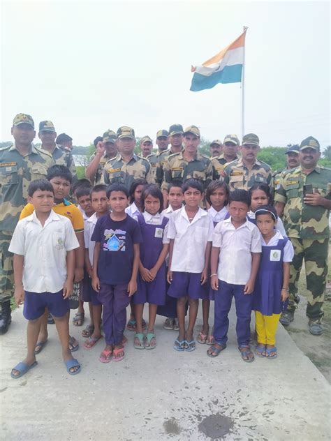 Bsf Jawans Organize Yoga Awareness Rally In Border Areas Of West Bengal