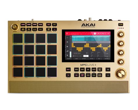 Akai Mpc Live Ii Gold Mpc Digiland