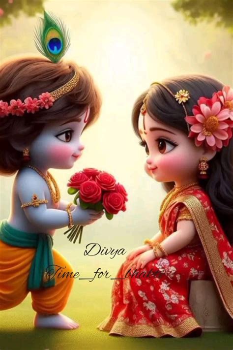 Pin By Lavanya On Pins By You In 2024 Baby Radha Krishna Images Cute