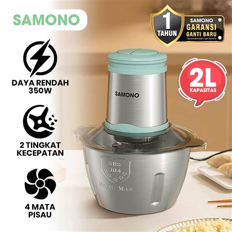 Jual Samono Chopper Daging Stainless Hemat Daya Mata Pisau Food Grade