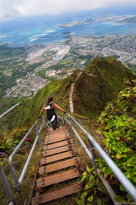 The Haʻikū Stairs The Stairway to Heaven Oahu Island Hawaii