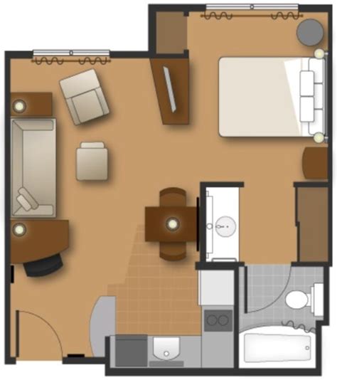 Residence Inn 2 Bedroom Floor Plan - The Floors