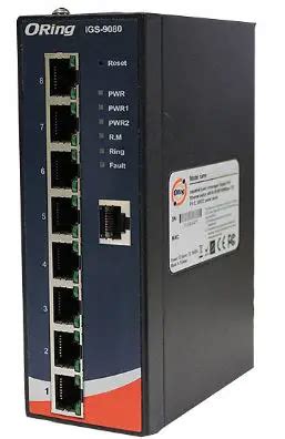 Oring Igs La Pn Industrial Slim Port Managed Gigabit Ethernet