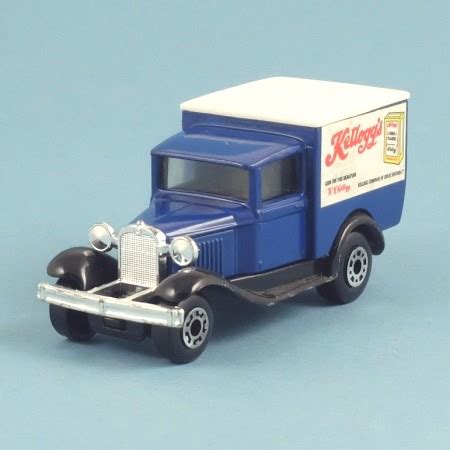 Matchbox 38g Ford Model A Van Kelloggs