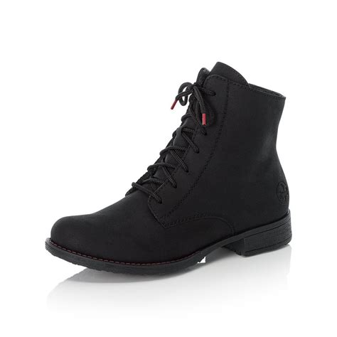 Rieker 70821-00 Ladies Black Zip Up Ankle Boots - Rieker Ladies from Rieker UK