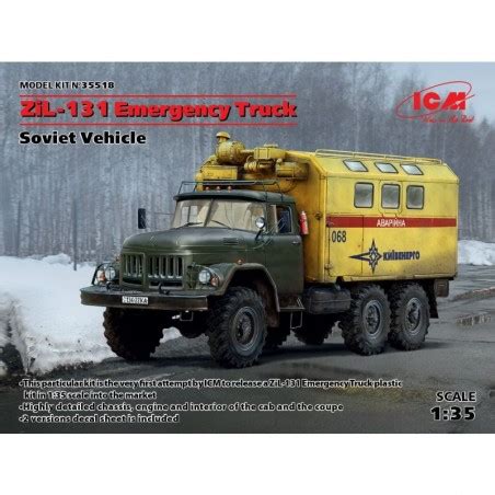 Zil Emergency Truck Soviet Vehicle Icm