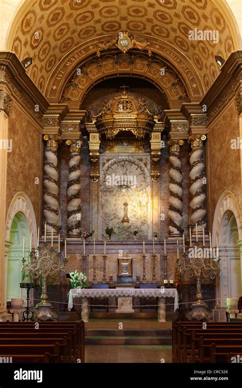 Altar In Der Klosterkirche Santuari De San Salvador Felanitx Mallorca