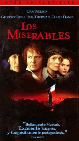 Les Mis Rables Vhs Liam Neeson Geoffrey Rush Uma Thurman