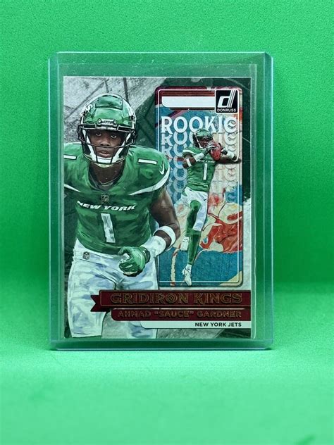 2022 Donruss Football Gridiron Kings Ahmad Sauce Gardner Rookie Card