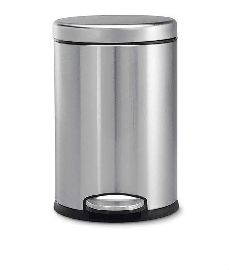 Silver Stainless Steel Pedal Dustbin 7 X 10 5 Litre For Multi