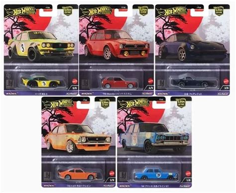 Hot Wheels Premium Car Culture Japan Historics Set Of