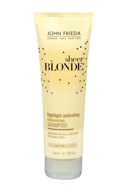 John Frieda Sheer Blonde Highlight Activating Enhancing Shampoo For