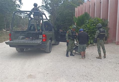 Ejército Mexicano y Guardia Nacional blindan seguridad en Tulum