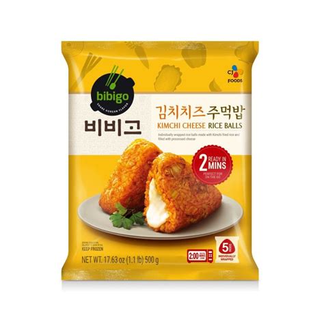 CJ Bibigo Kimchi Cheese Korean Rice Ball Frozen Lazada Singapore