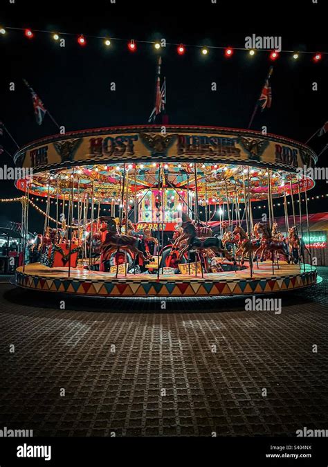 Night At The Funfair Hi Res Stock Photography And Images Alamy