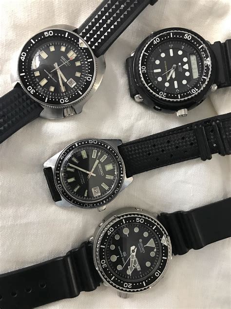 [Seiko] Four of five of my vintage Seiko divers : r/Watches