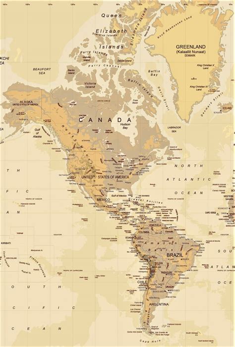 Mapa De America Para Imprimir Geografia Pinterest Amerika Images