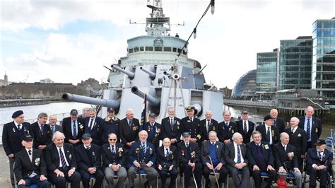 Historic Warship Hms Belfast Reaches 80th Birthday Uk News Sky News