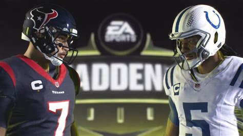 Madden Nfl Indianapolis Colts Vs Houston Texans Simulation Ps