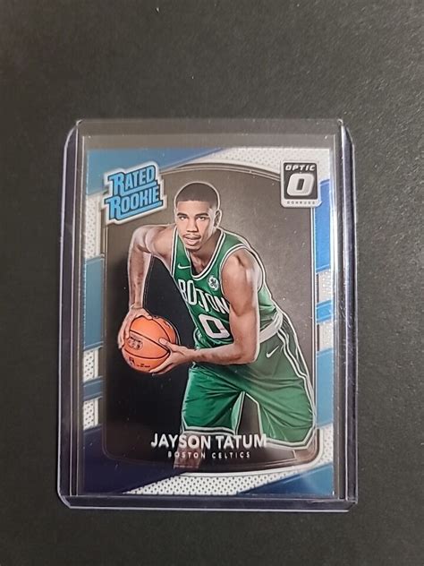 Panini Donruss Optic Jason Tatum Rated Rookie Card Ebay